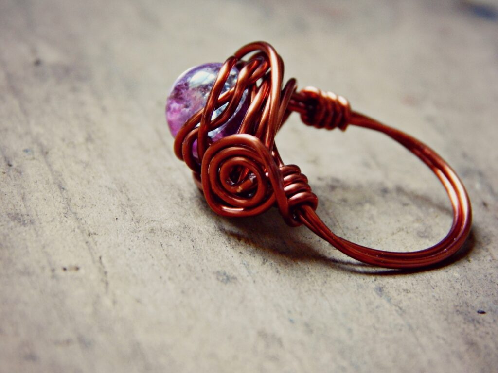 Wire wrapped ring